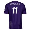 Camiseta de fútbol Real Madrid Rodrygo 11 Cuarta Equipación 23-24 - Hombre